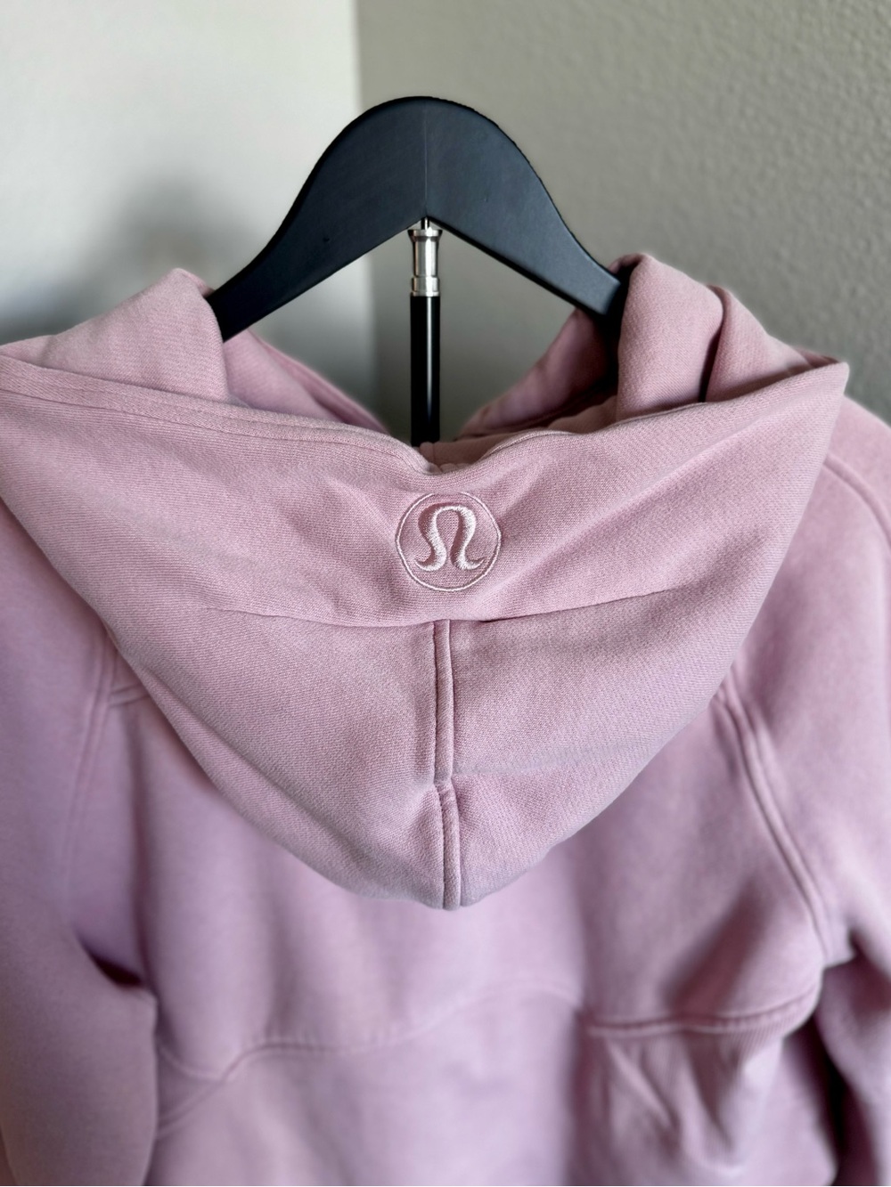 Lululemon Pink Taupe Scuba Oversized Half-Zip Hoodie - Picture 3 of 3